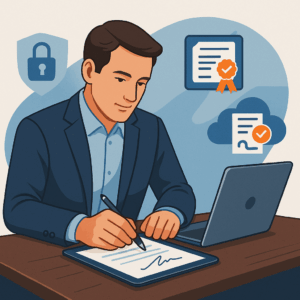 assinatura digital para IES